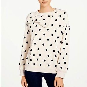 Kate Spade Polka Dot Bow Sweater